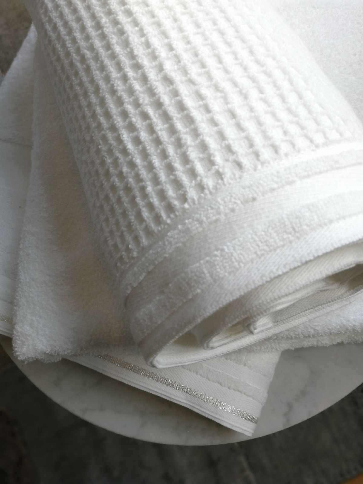 Serviette nid d'abeille